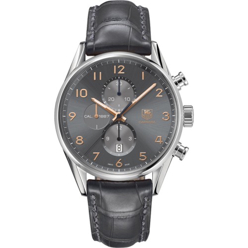 Tag Heuer Carrera Grey Dial Chronograph Men's Luxury Watch CAR2013-FC6313